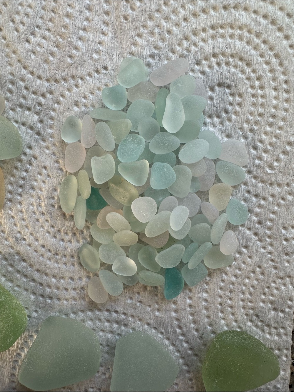 Assorted Seaglass Genuine Pieces Blue Green Purple X-Small Large Jewelry Decor - Picture 3 of 7